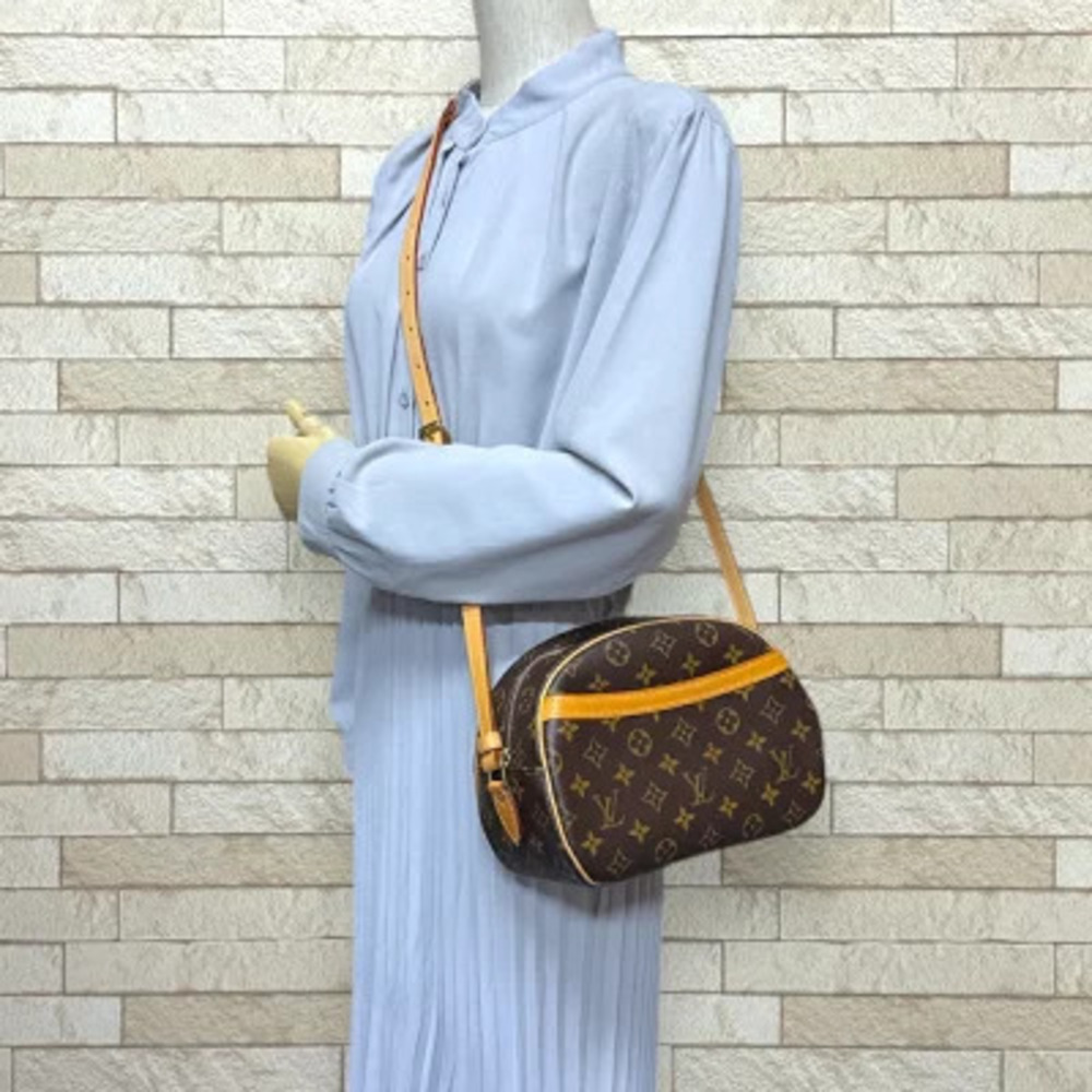 Louis Vuitton Bag Monogram Brown Blois Canvas Shoulder